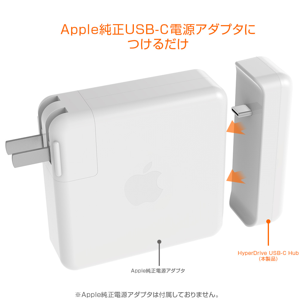 APPLE 61W USB-C 電源アダプタとケーブル