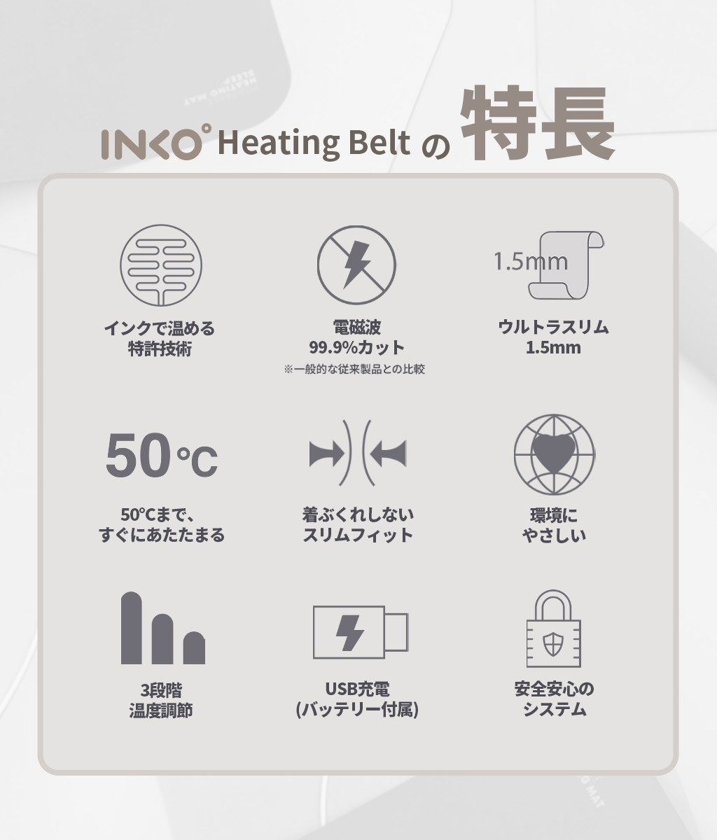 INKO Heating Belt Haramaki - 【公式サイト】インクで温める！INKO