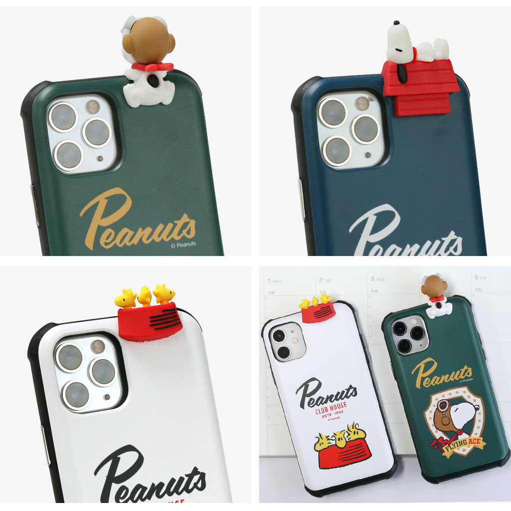 並行輸入品 Iphone 11 Pro ケース Iphone 11 ケース Peanuts Snoopy フィギュア付きスライド式カードケース ピーナッツスヌーピー カード2枚収納可能 アイフォン カバー ハイブリッド 背面カバー型 海外公式ライセンス品 Mycaseshop 通販