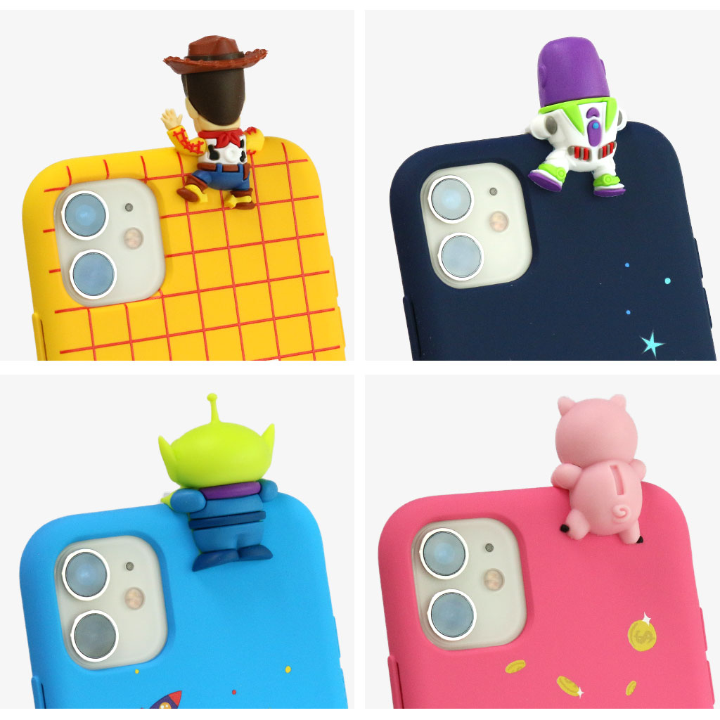 並行輸入品 Iphone 11 ケース Toy Story フィギュア付きケース ディズニー トイ ストーリー ソフトケース アイフォン カバー シリコンカバー ディズニーキャラクター 背面カバー型 海外公式ライセンス品 Mycaseshop 通販