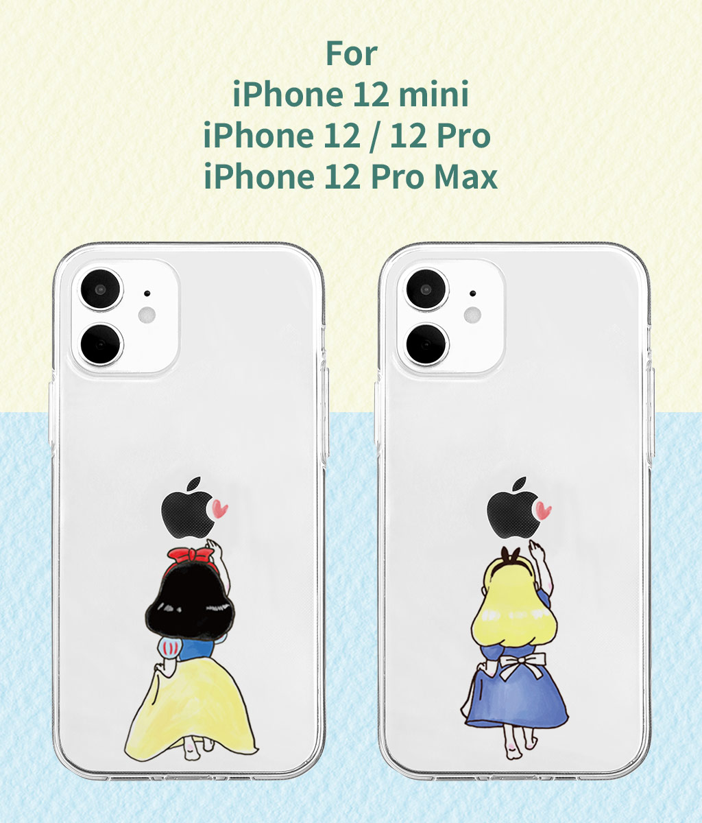 Iphone 12 Mini 12 Pro 12 12 Pro Max Se 第2世代 Se2 ケース Akan ソフトクリアケース ファンタジー アップルマーク Mycaseshop 通販